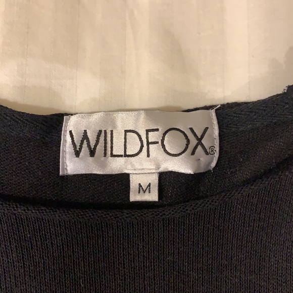 Wildfox black long sleeve knit long sleeve. Size M - Picture 2 of 3